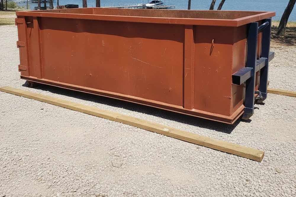 Roll-off dumpster delivered in Canyon Lake TX